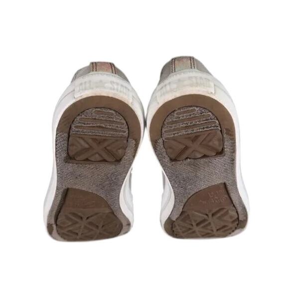 Converse Shoes Womens 6 Sneakers Casual Chuck Taylor All Star Double Tongue Gray - Picture 7 of 12